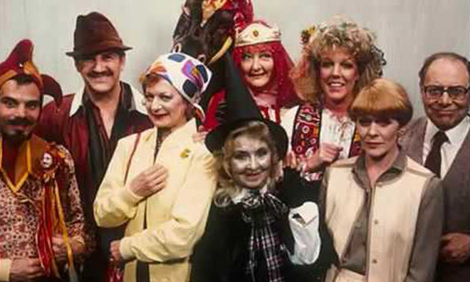 Mr Claypole with a selection of friends, some of whom are dead