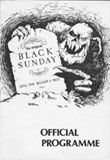 Black Sunday 4 programme front cover