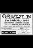Eurofest 94 ticket
