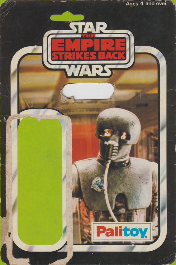 Too-Onebee (2-1B) vintage The Empire Strikes Back action figure card back