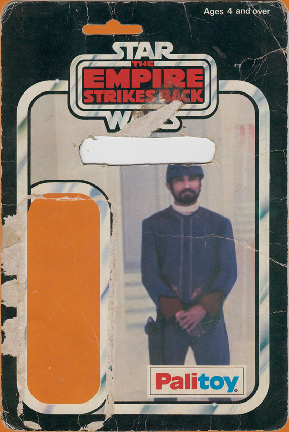 Bespin Security Guard vintage The Empire Strikes Back action figure card back