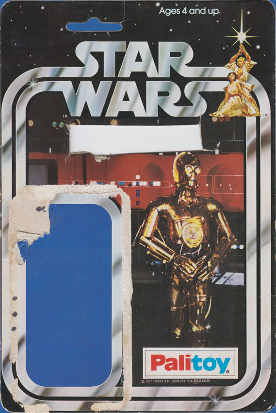 See-Threepio (C-3PO) vintage Star Wars action figure card back