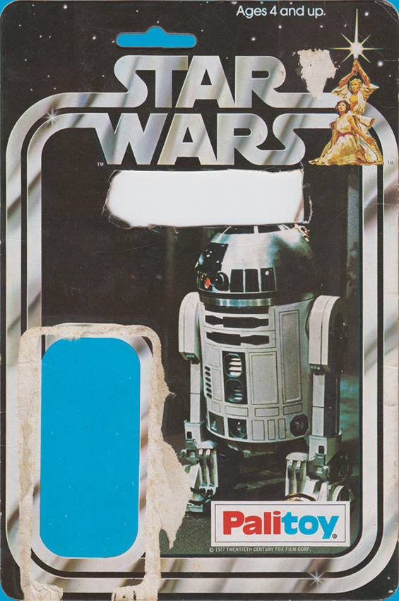 Artoo-Deetoo (R2-D2) vintage Star Wars action figure card back